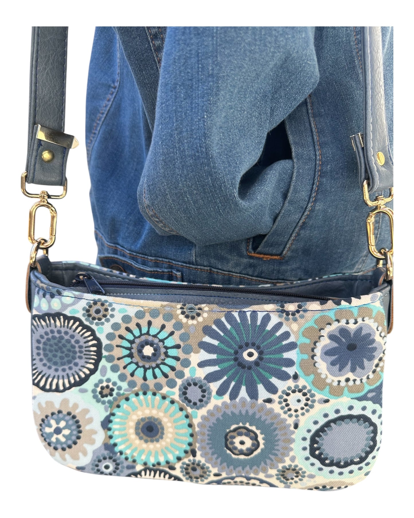 Blue Aries Crossbody