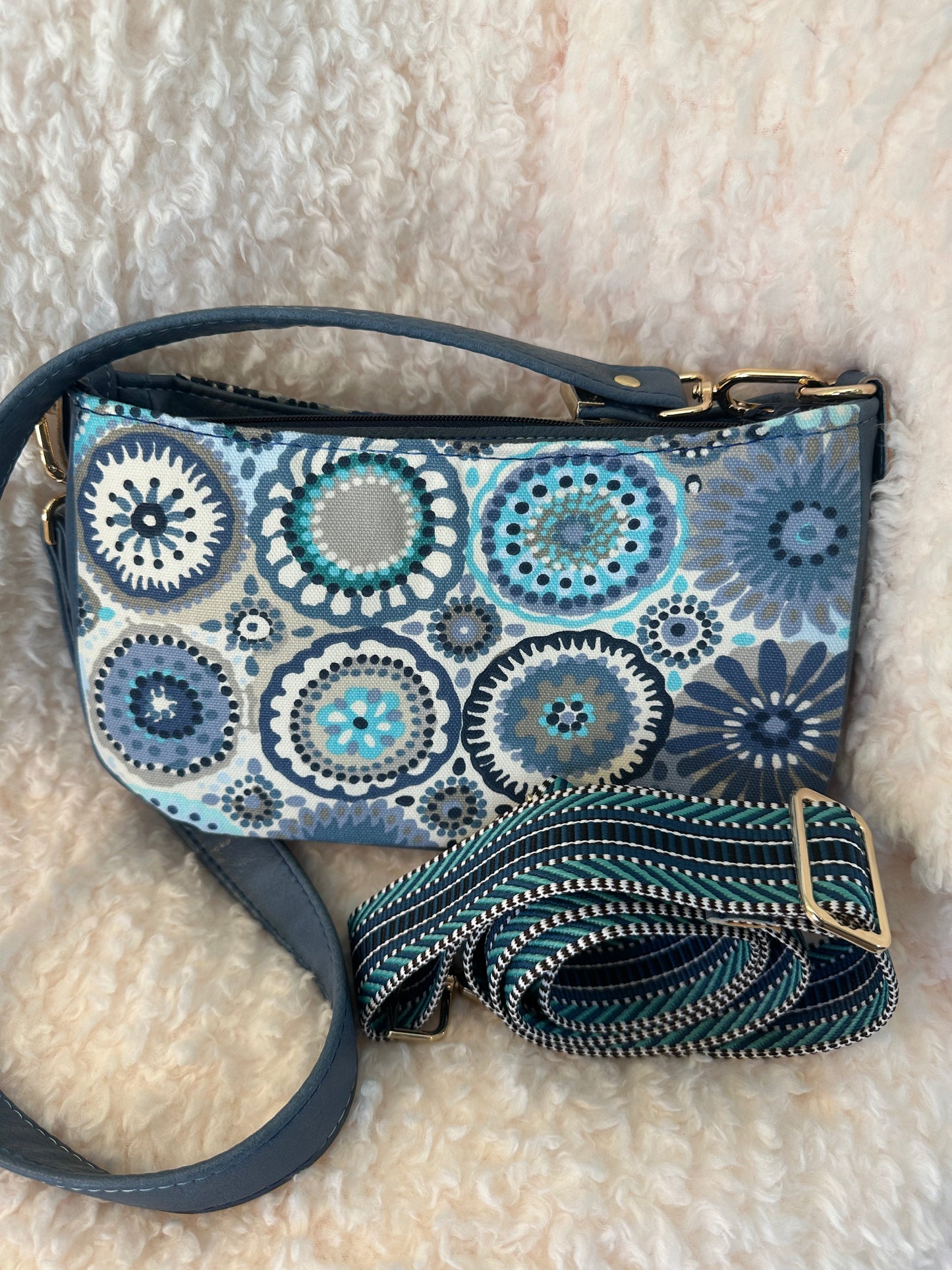 Blue Aries Crossbody